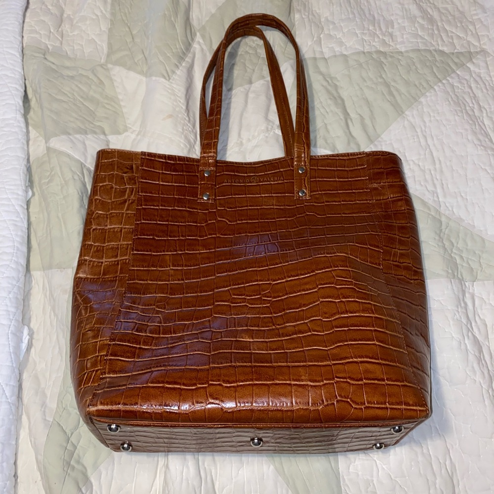 Antonio Valeria Brown Tote Bag